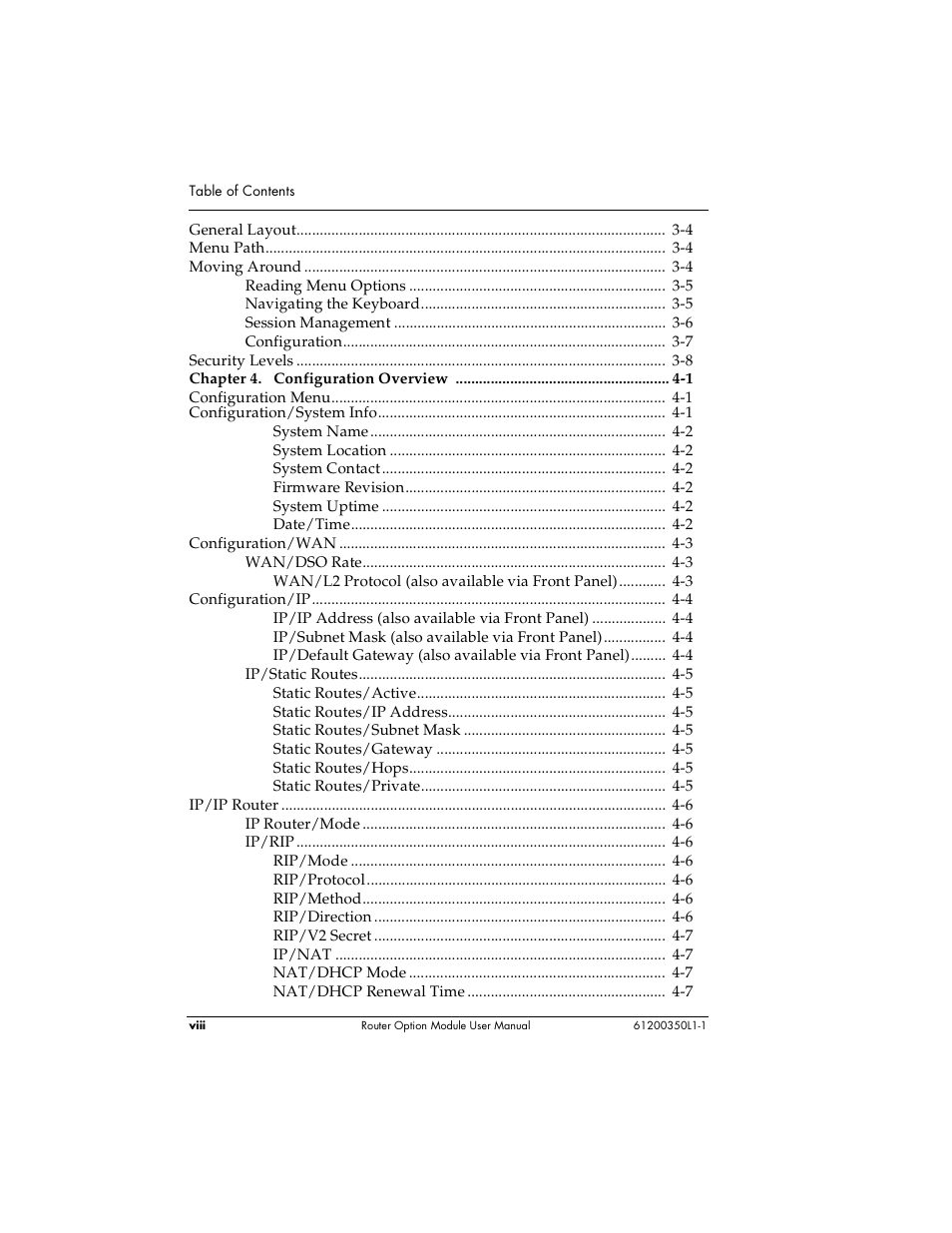 ADTRAN 1200350L1 User Manual | Page 8 / 134