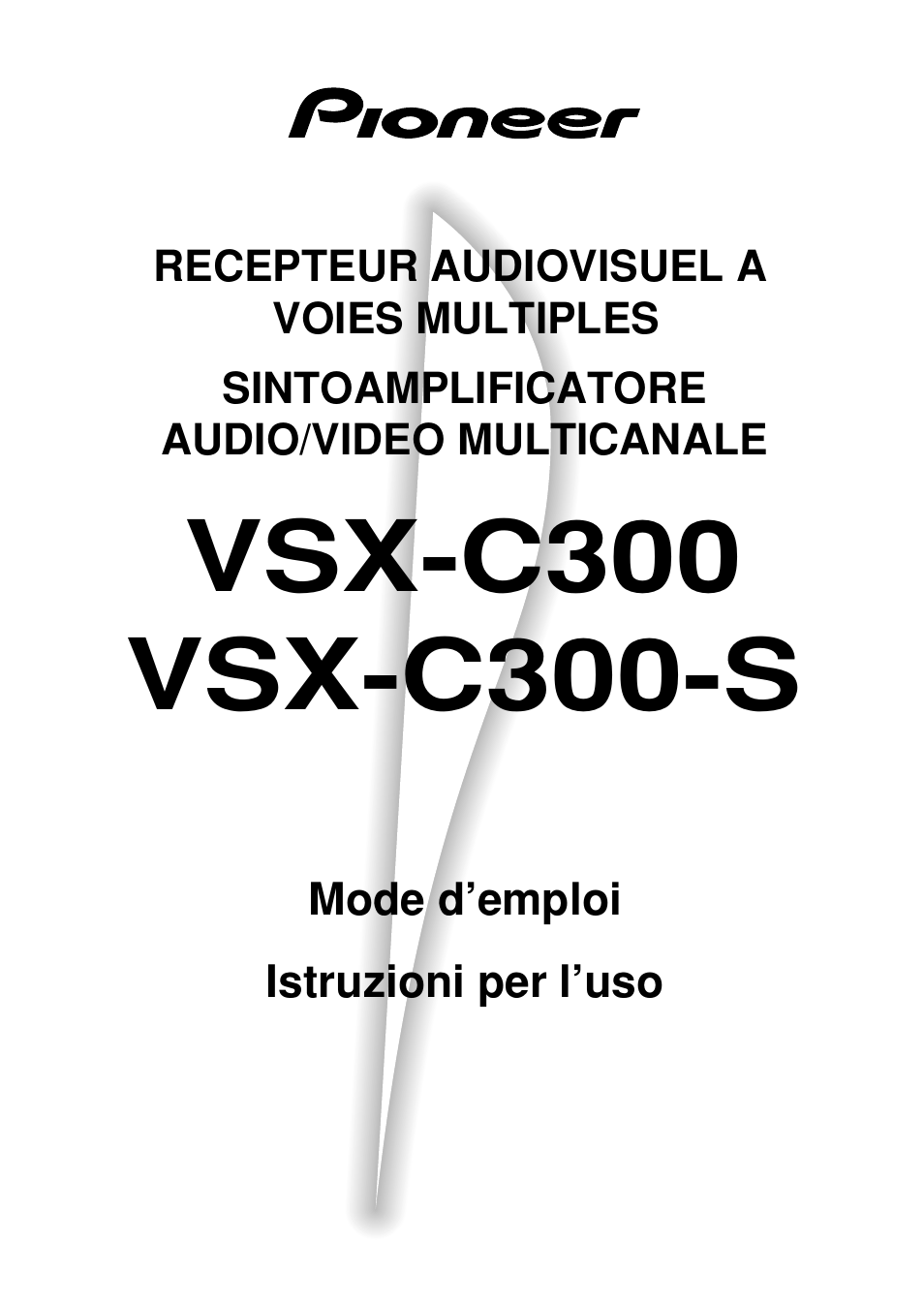 Pioneer VSX-C300-S User Manual | 112 pages