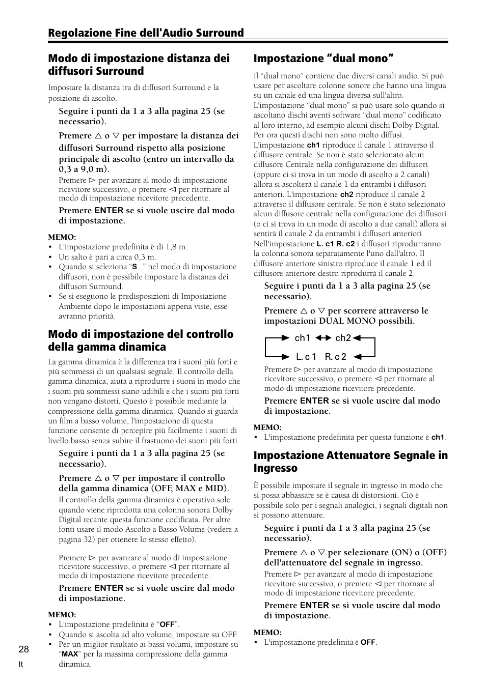 Impostazione attenuatore segnale in ingresso | Pioneer VSX-C300-S User Manual | Page 82 / 112