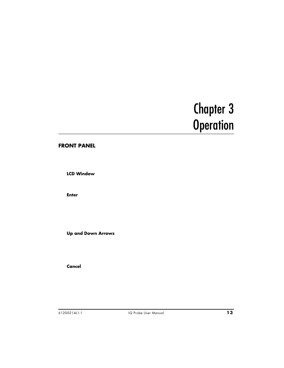 Chapter 3 operation | ADTRAN 1200214L1 User Manual | Page 31 / 163