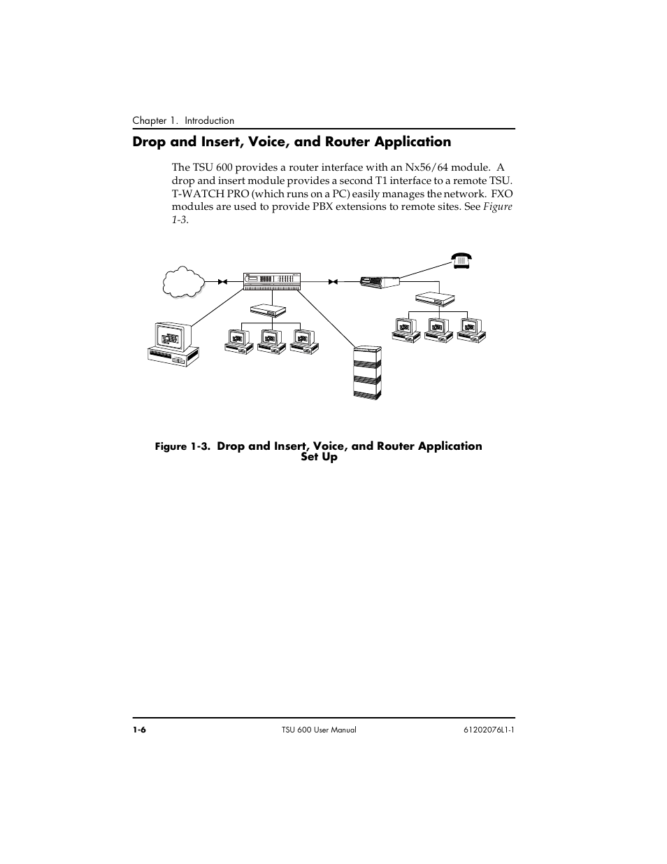 Drop and insert, voice, and router application | ADTRAN 1202076L2 User Manual | Page 26 / 123