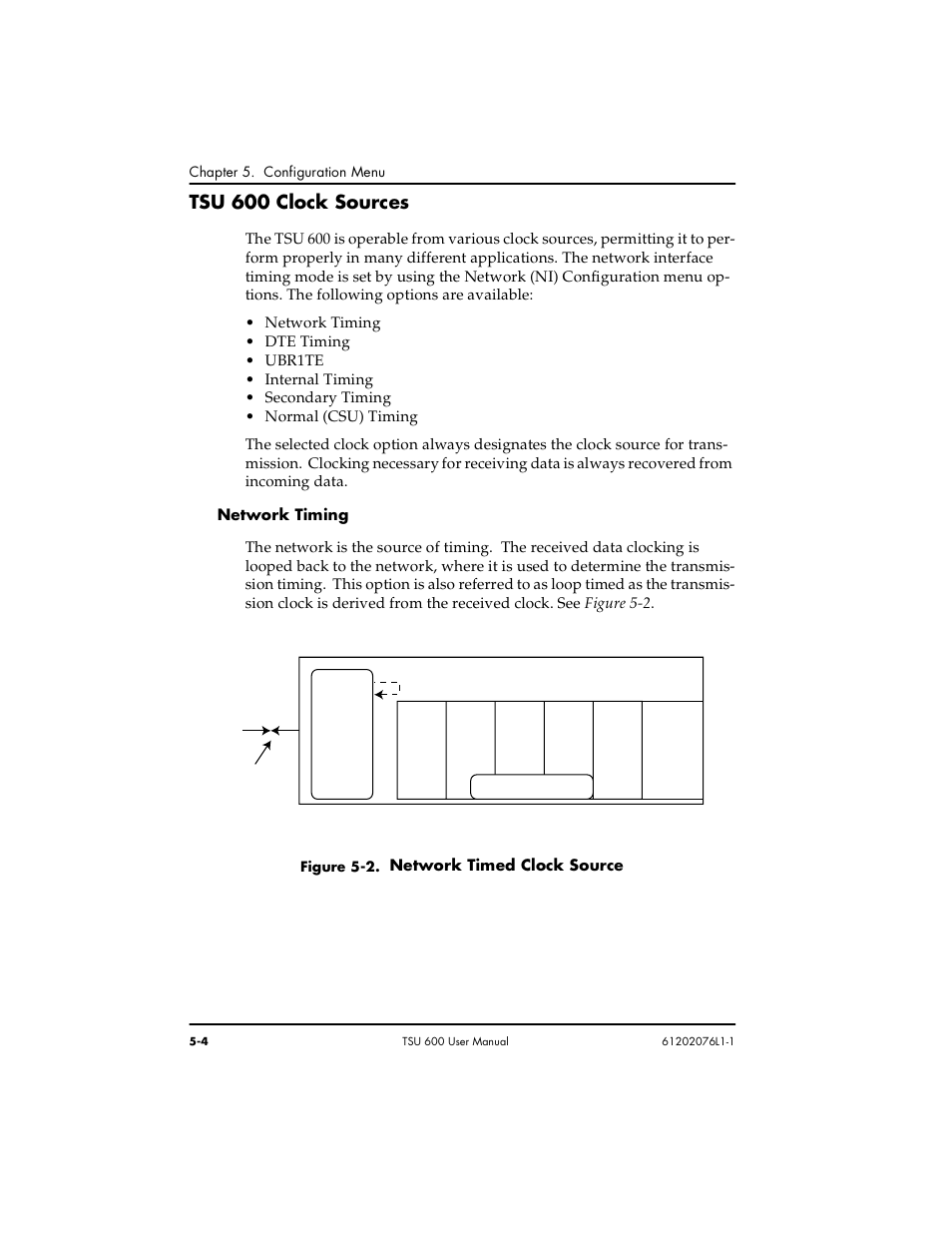 Tsu 600 clock sources | ADTRAN 1202076L2 User Manual | Page 64 / 123
