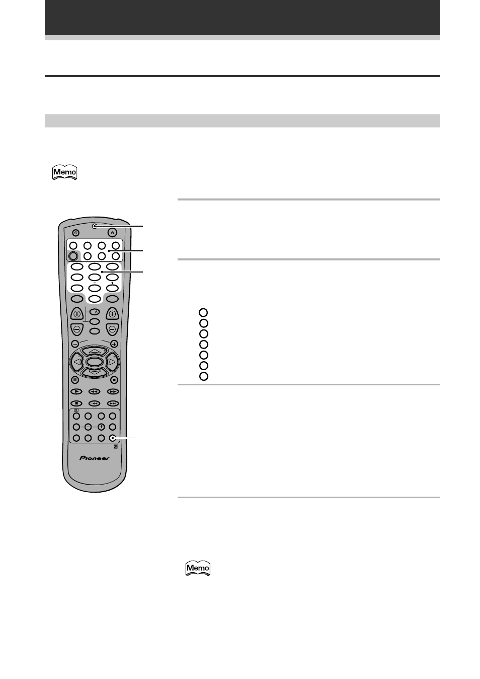 Implantation de la télécommande, Rappel de codes de préréglage (vsx-709rds), Préparatifs | Lecteur dvd/ld ou enregistreur dvd, Magnétoscope ou dvr (enregistreur dvd), Tuner fm/am | Pioneer VSX-709RDS User Manual | Page 22 / 124