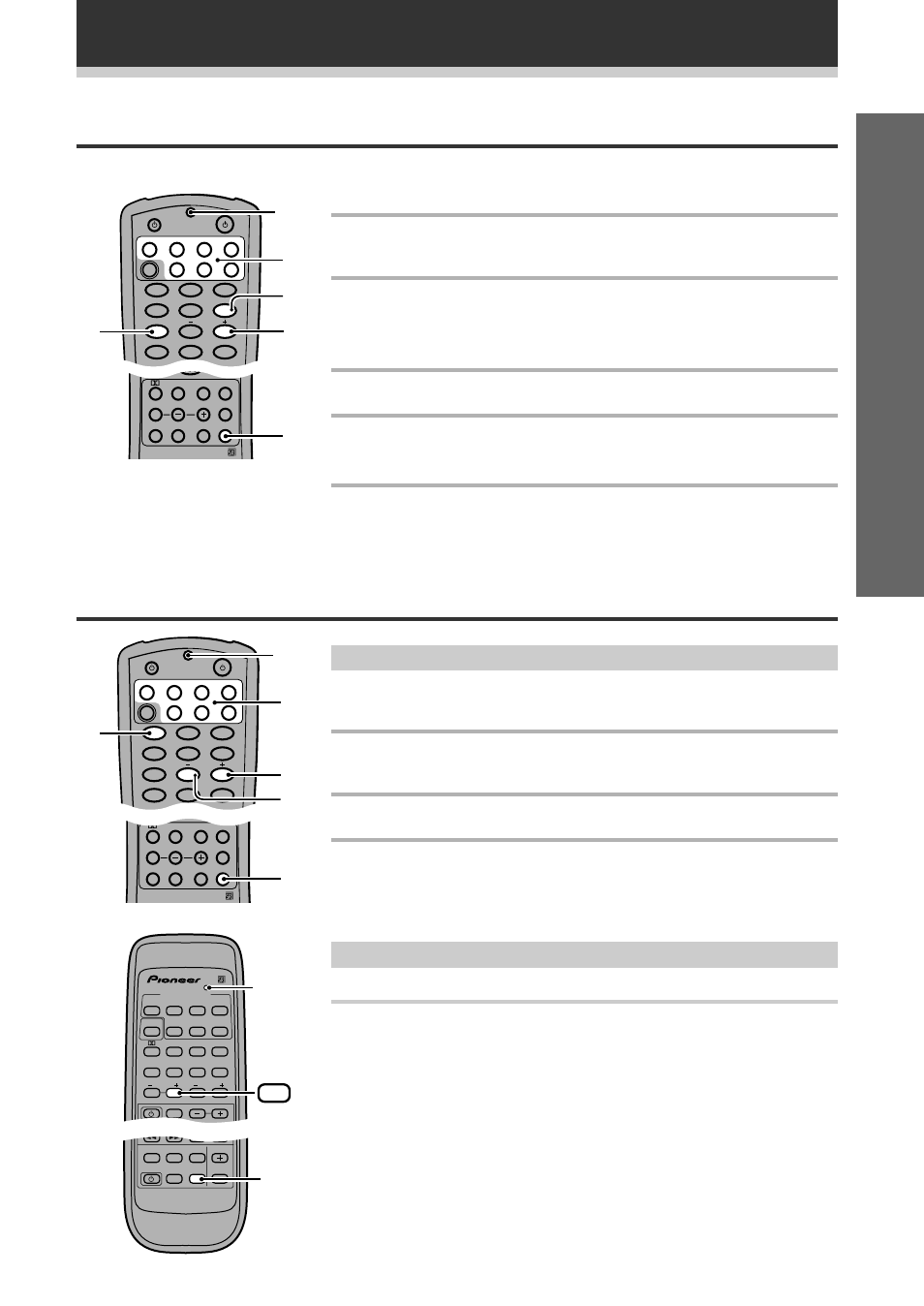 Mise en service, Suppression de tous les réglages de télécommande, Vsx-709rds | 1 maintenez setup pressé trois secondes, Vsx-609rds, Préparatifs, Remote setup, Led 0 | Pioneer VSX-709RDS User Manual | Page 25 / 124