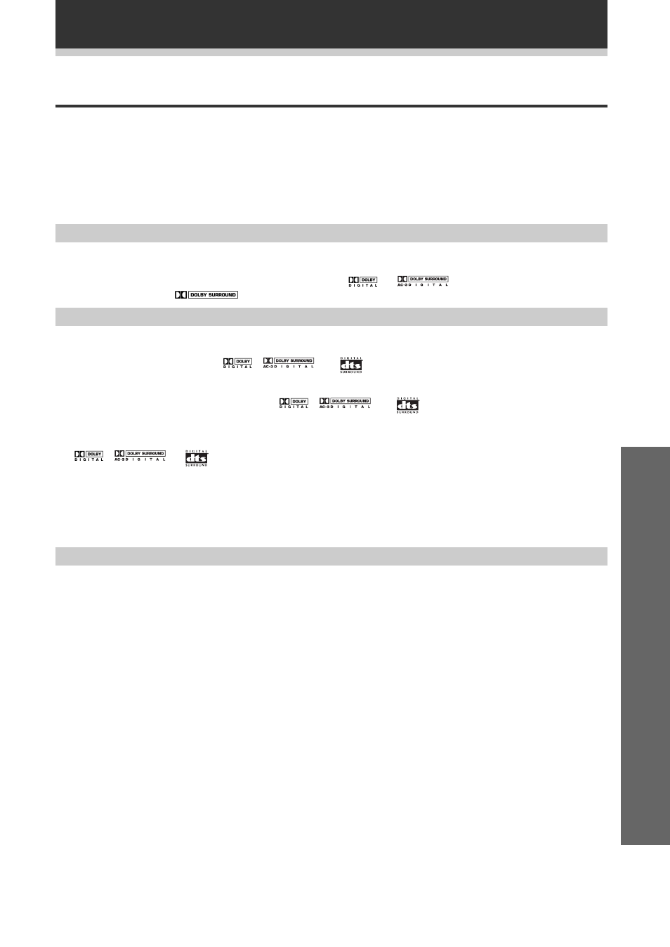 Modes son, A propos des modes son, Fonctionnement | Mode standard, Modes advanced theater, Modes dsp | Pioneer VSX-709RDS User Manual | Page 35 / 124