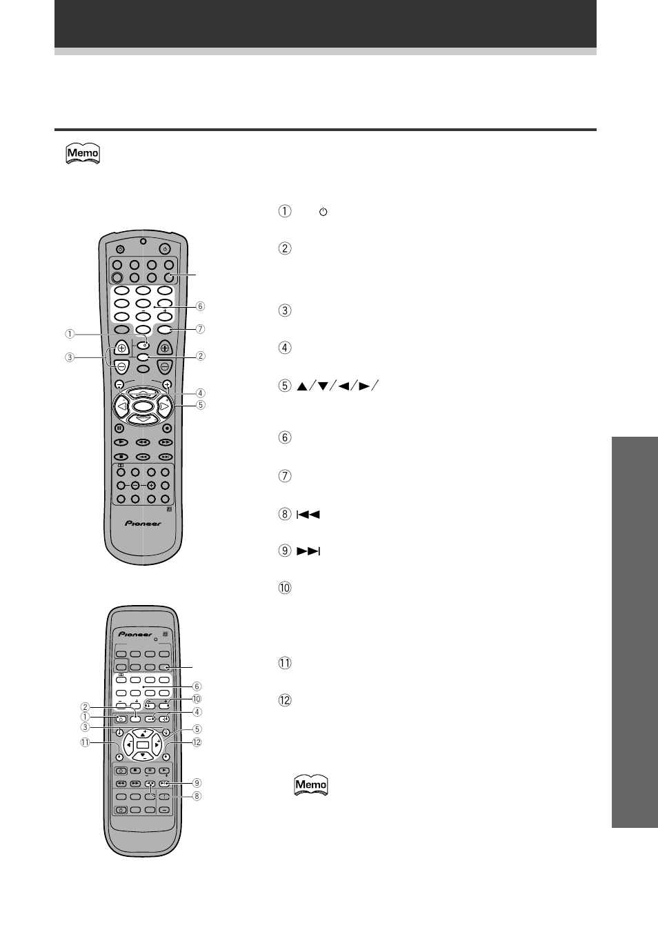 Fonctionnement, 2 tv func (télévision seulement), 3 tv vol | 4 channel, 55˜∞˜2˜3˜ enter, 6 touches numériques, 7 touche disc (vsx-709rds seulement), 9¢ (vsx-609rds seulement), 0 effect +/– (vsx-609rds seulement), Menu (vsx-609rds seulement) | Pioneer VSX-709RDS User Manual | Page 55 / 124