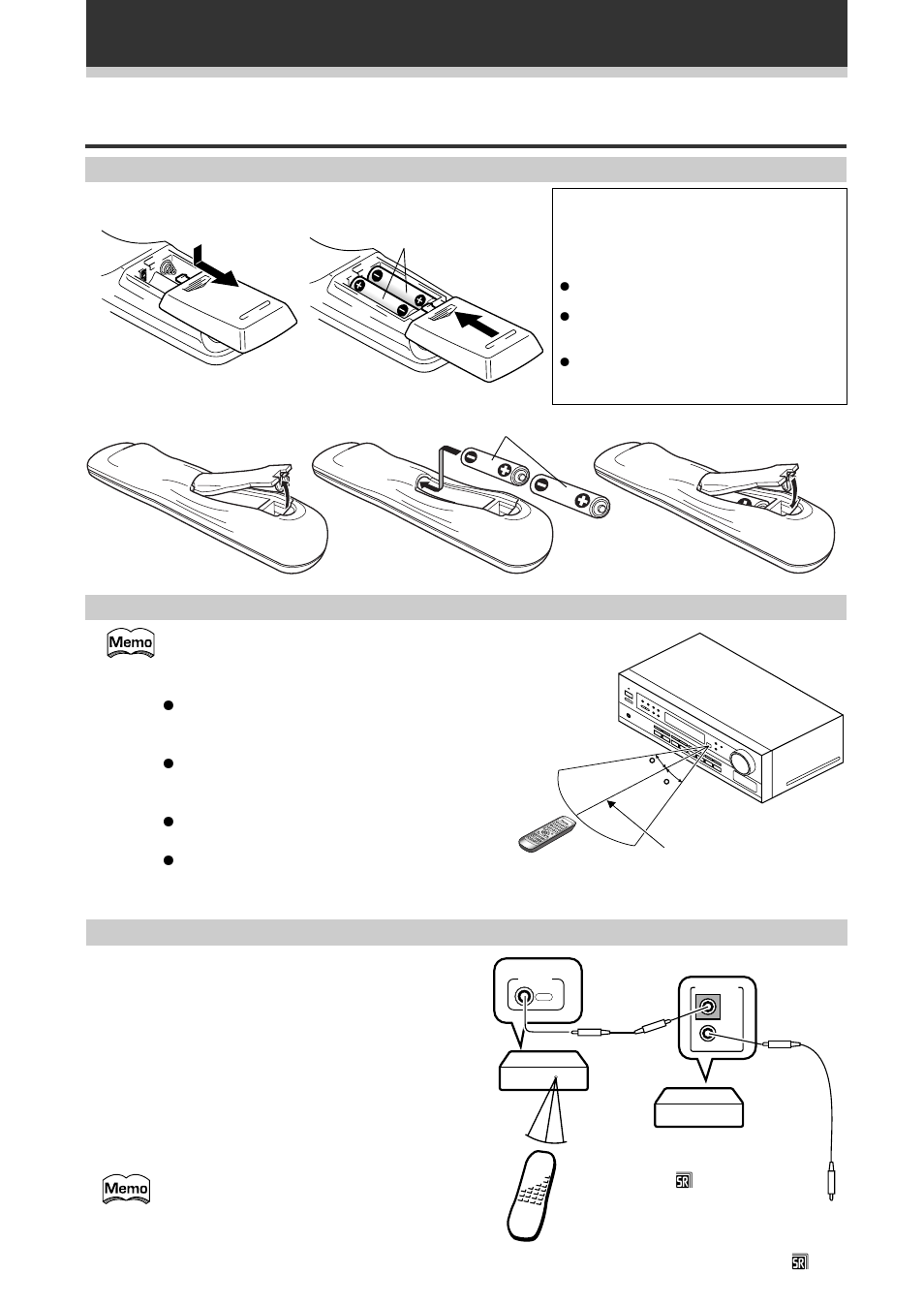 Preparazione del telecomando, Campo operativo del telecomando, Inserimento delle pile | Controllo di altri componenti pioneer, Informazioni preliminari | Pioneer VSX-709RDS User Manual | Page 64 / 124