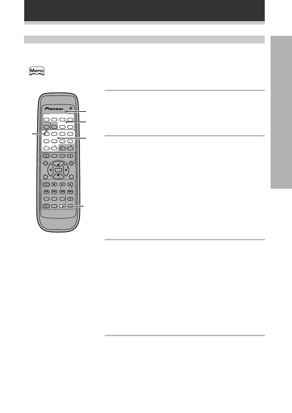 Predisposizione, Richiamo dei codici di preselezione (vsx-609rds), Preparativi | Di preselezione | Pioneer VSX-709RDS User Manual | Page 81 / 124