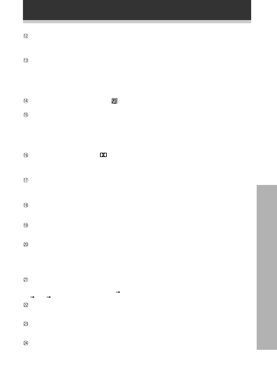 Funzionamento | Pioneer VSX-709RDS User Manual | Page 87 / 124