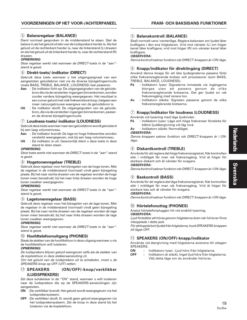 Pioneer A-109 User Manual | Page 19 / 38