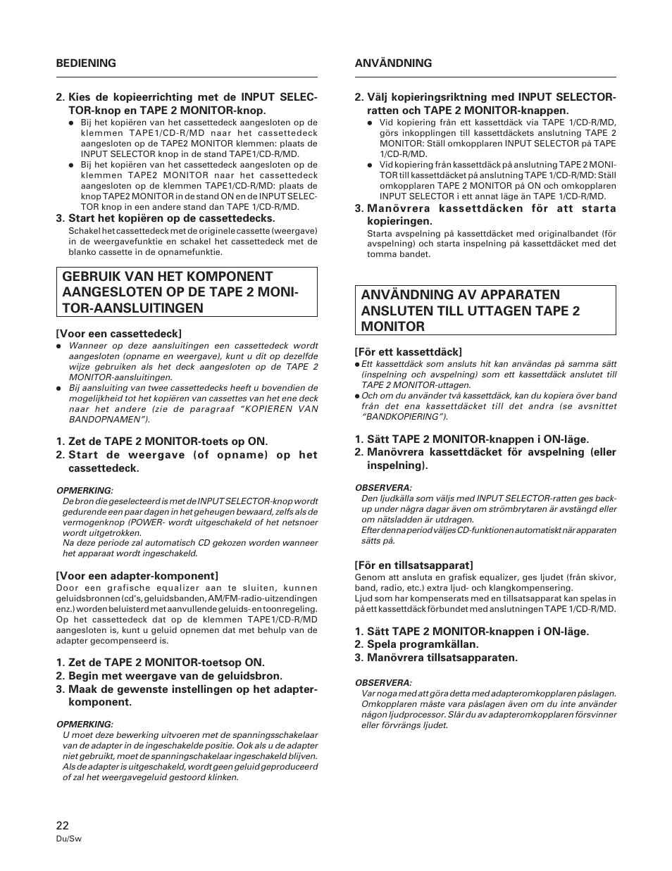 Pioneer A-109 User Manual | Page 22 / 38