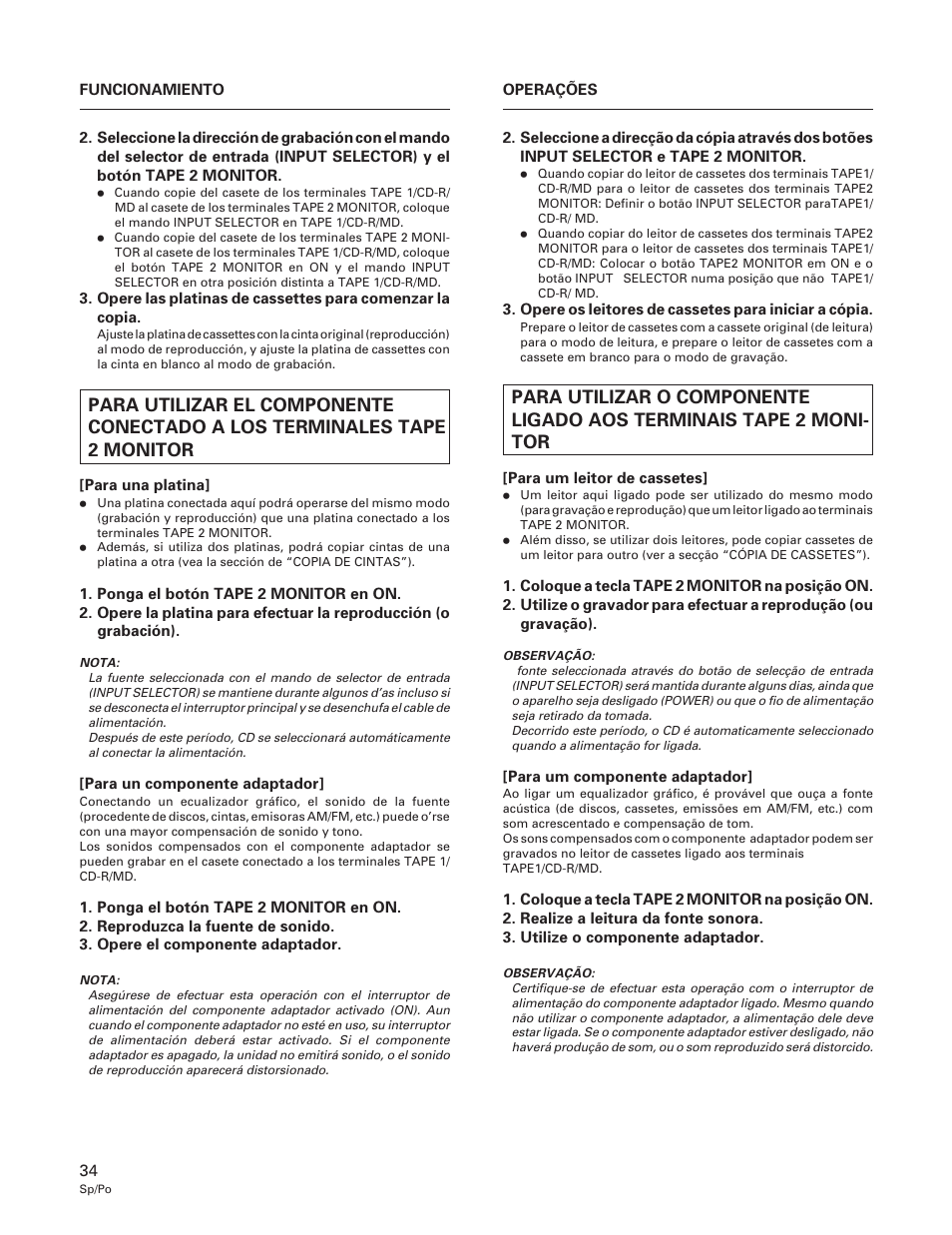 Pioneer A-109 User Manual | Page 34 / 38