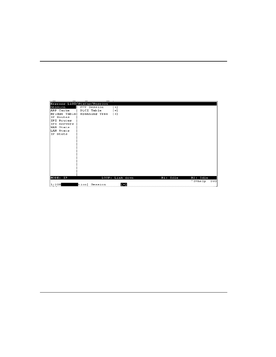 Status/sessions, Sessions/ppp session | ADTRAN Express 4100 User Manual | Page 186 / 213