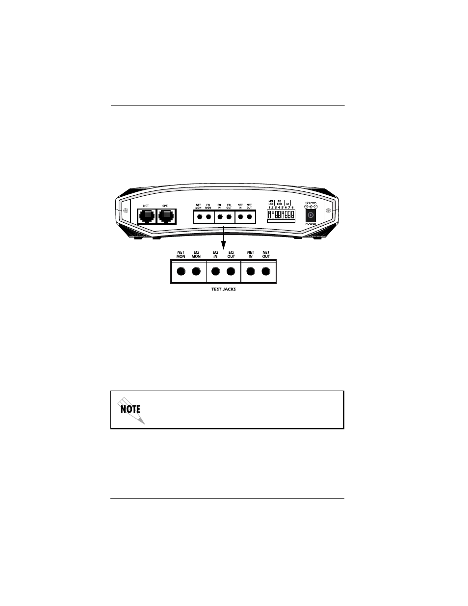 Test and monitor access, Figure 8. t1 csu ace bantam jacks, Monitor jacks | Figure 8, T1 csu ace bantam jacks | ADTRAN T1 CSU ACE User Manual | Page 32 / 40