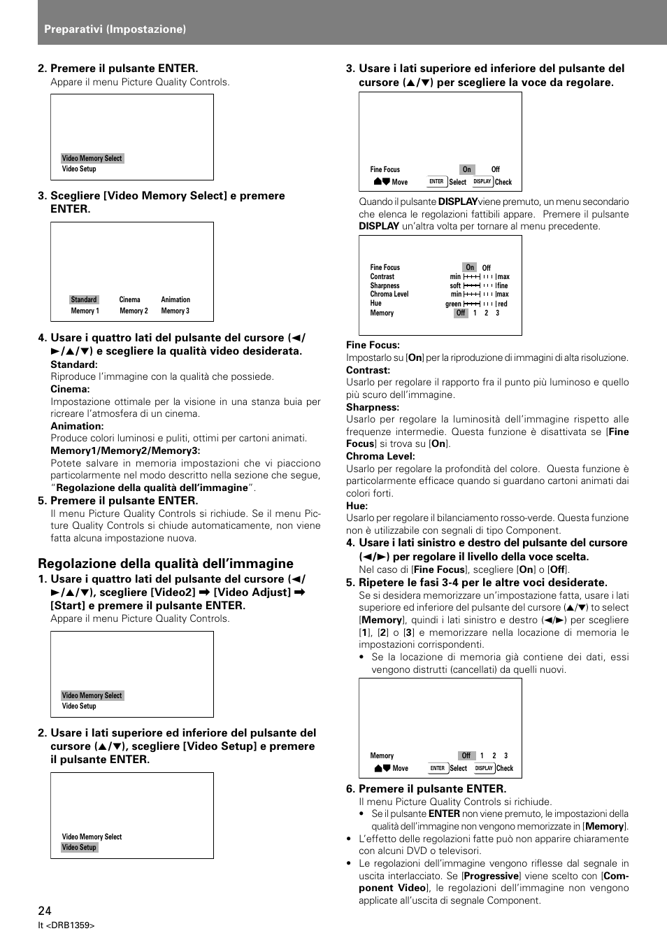 Regolazione della qualità dell’immagine | Pioneer DVJ-X1 User Manual | Page 174 / 295