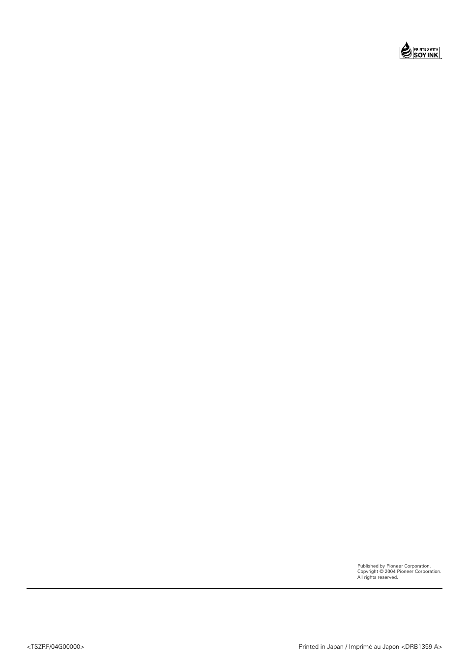 Pioneer corporation | Pioneer DVJ-X1 User Manual | Page 295 / 295