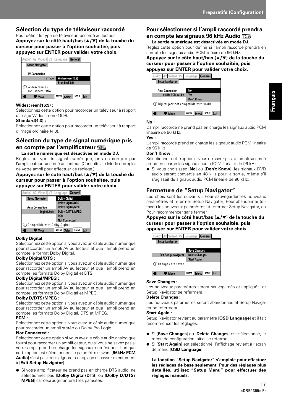 Fermeture de “setup navigator | Pioneer DVJ-X1 User Manual | Page 69 / 295