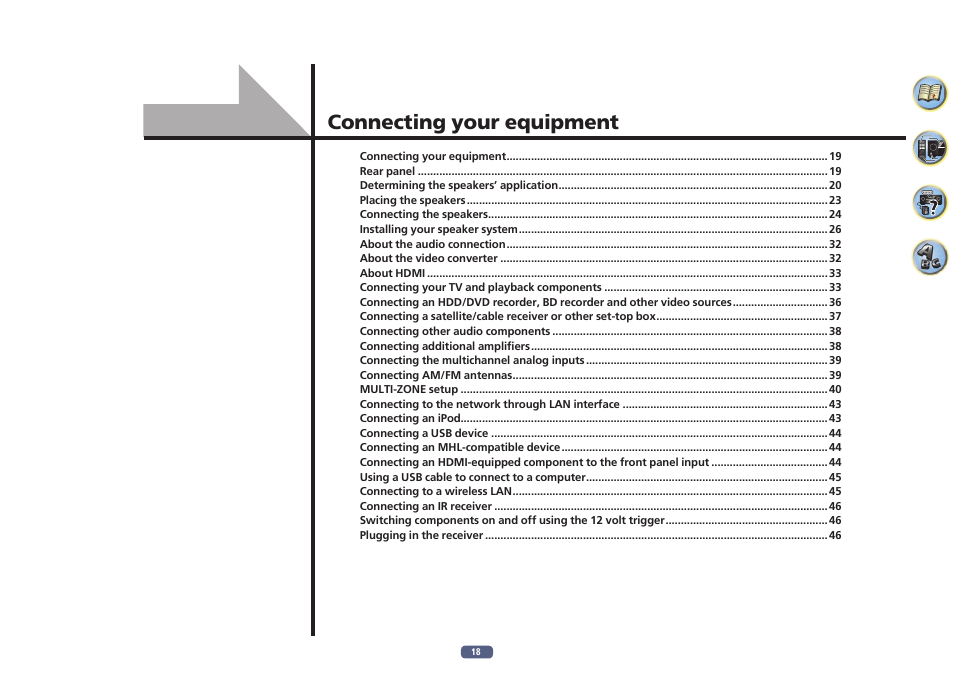 Connecting your equipment | Pioneer SC-LX78-S User Manual | Page 18 / 141