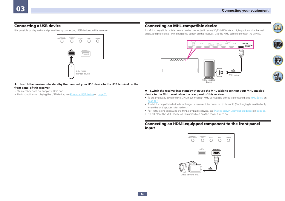 Pioneer SC-LX78-S User Manual | Page 44 / 141