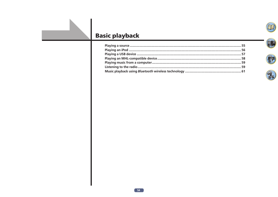 Basic playback | Pioneer SC-LX78-S User Manual | Page 54 / 141