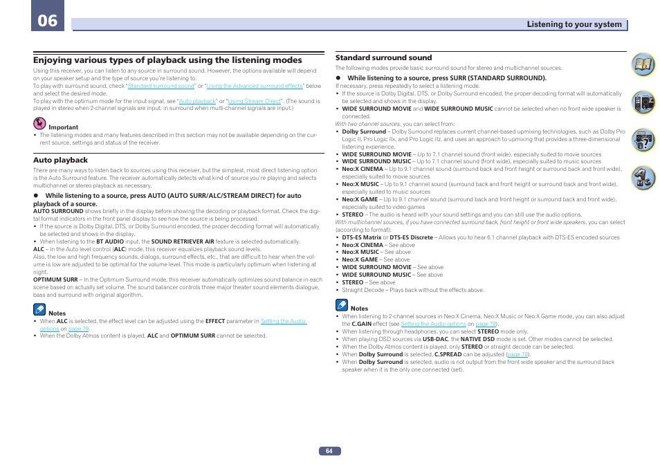 Pioneer SC-LX78-S User Manual | Page 64 / 141
