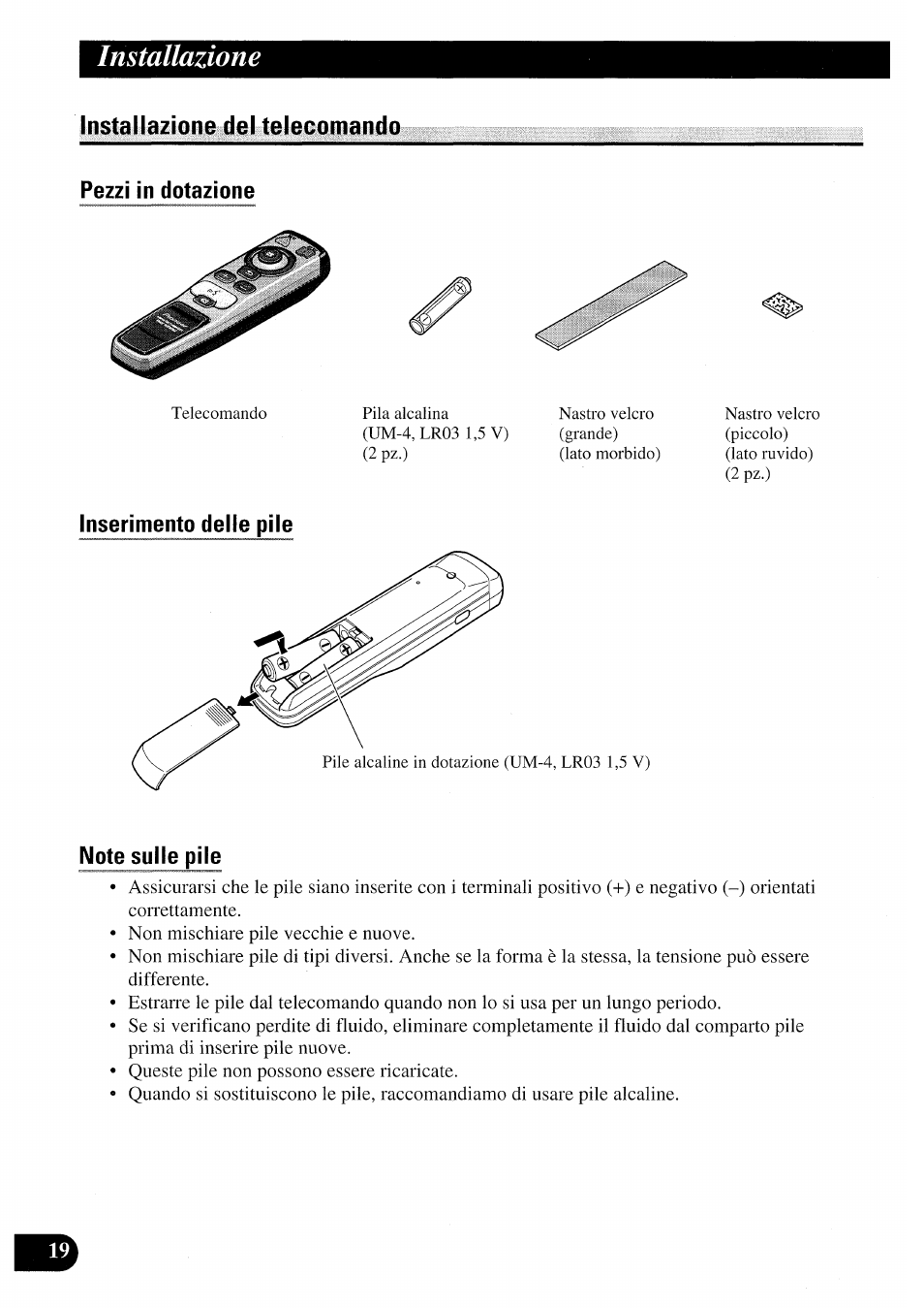 Installazione | Pioneer AVIC50S User Manual | Page 116 / 146