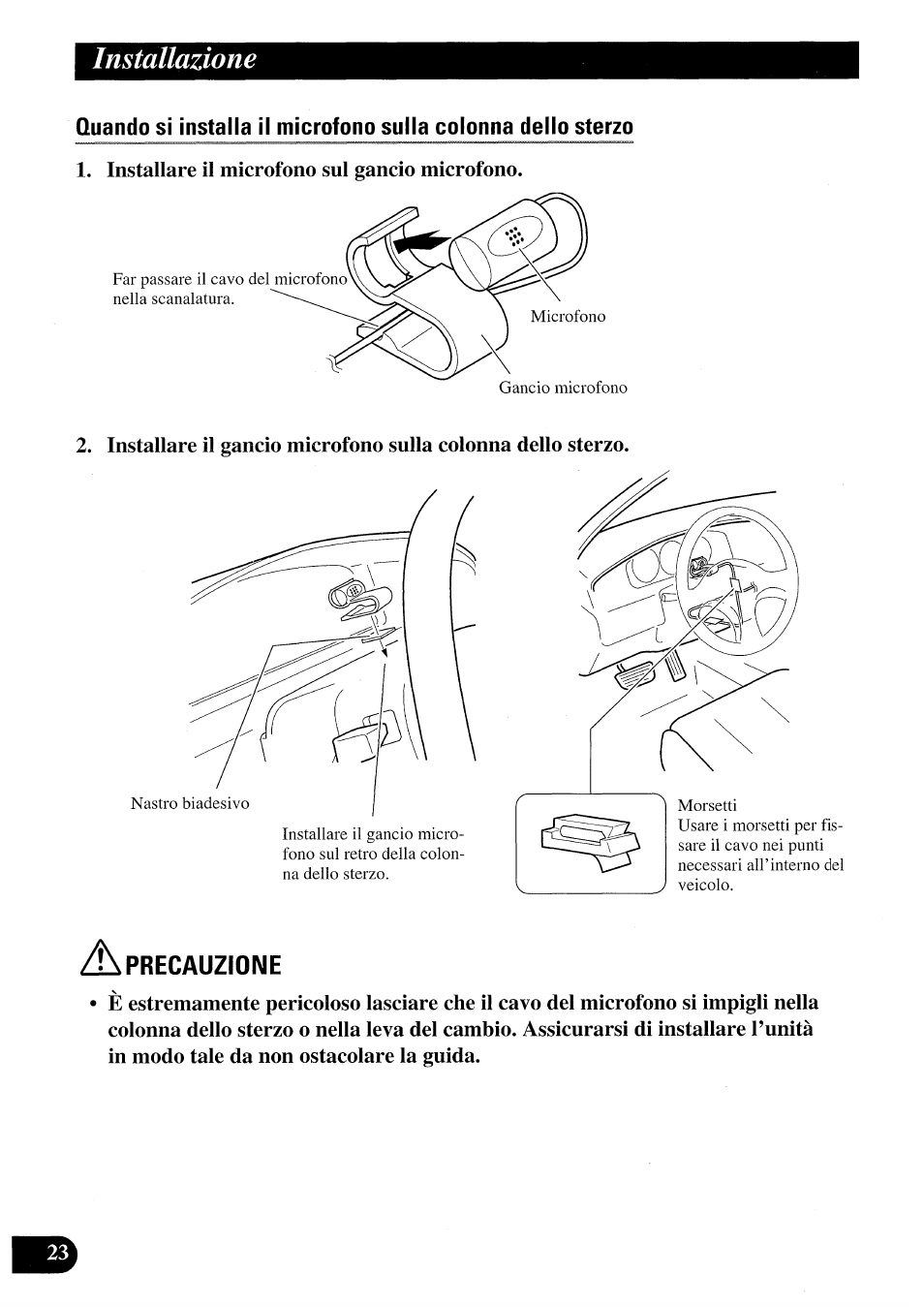 A precauzione, Installazione | Pioneer AVIC50S User Manual | Page 120 / 146