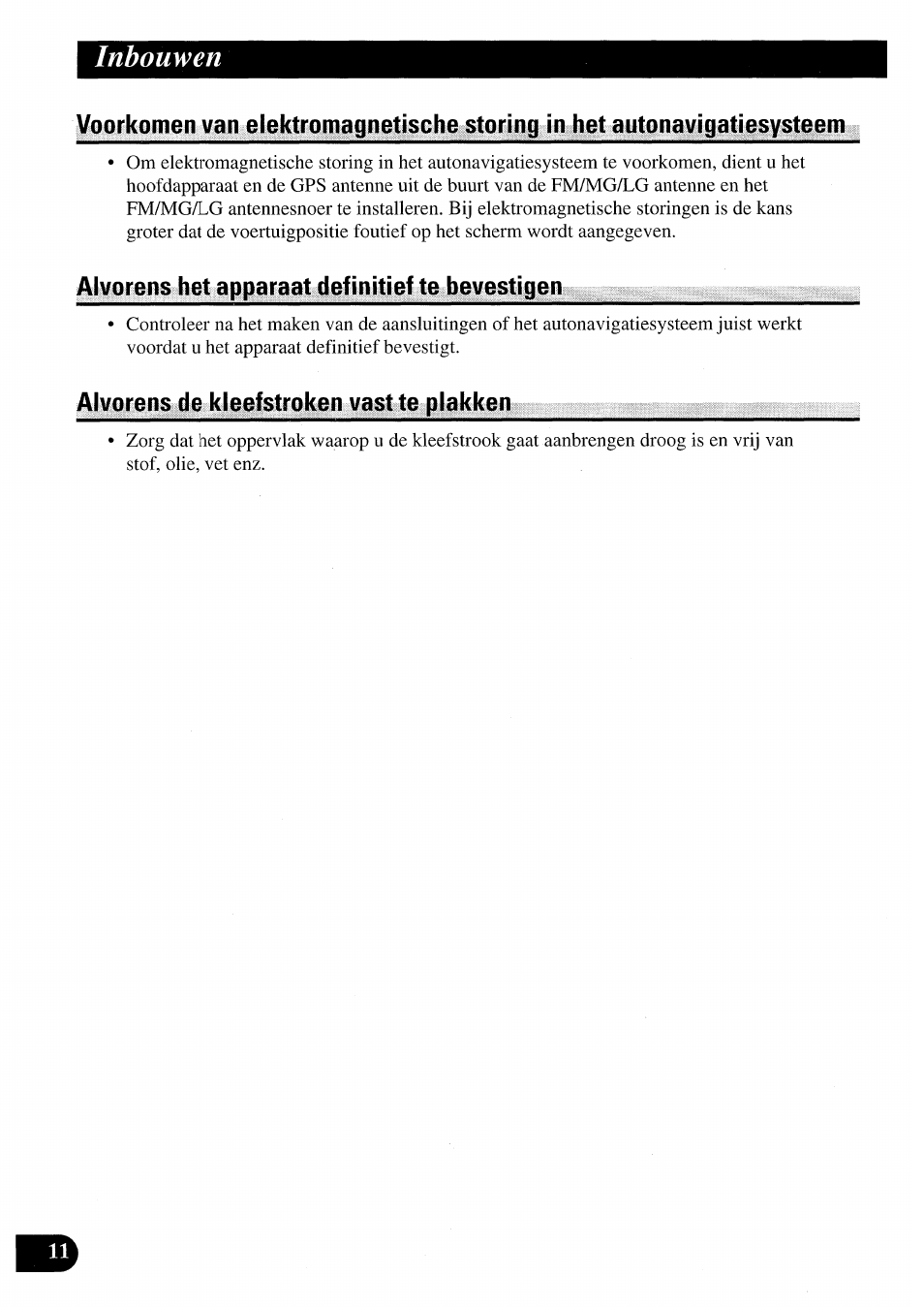 Inbouwen | Pioneer AVIC50S User Manual | Page 132 / 146