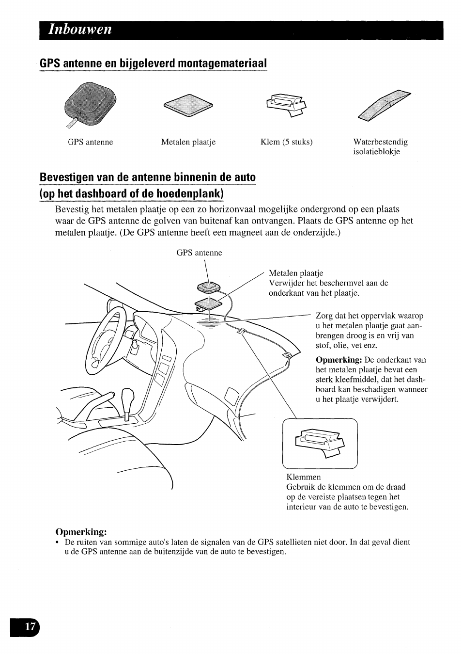 Inbouwen | Pioneer AVIC50S User Manual | Page 138 / 146