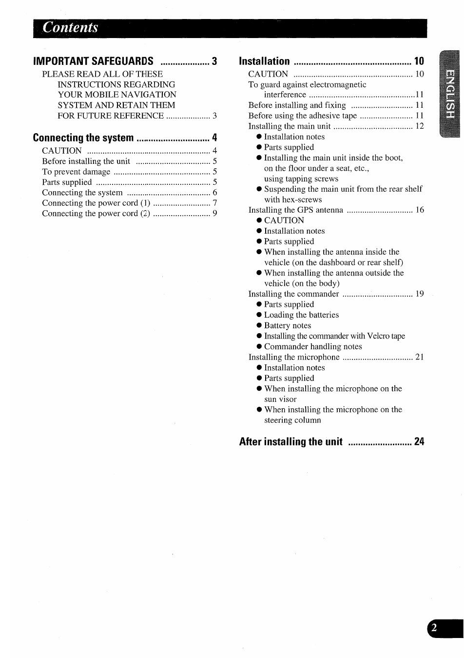 Pioneer AVIC50S User Manual | Page 3 / 146