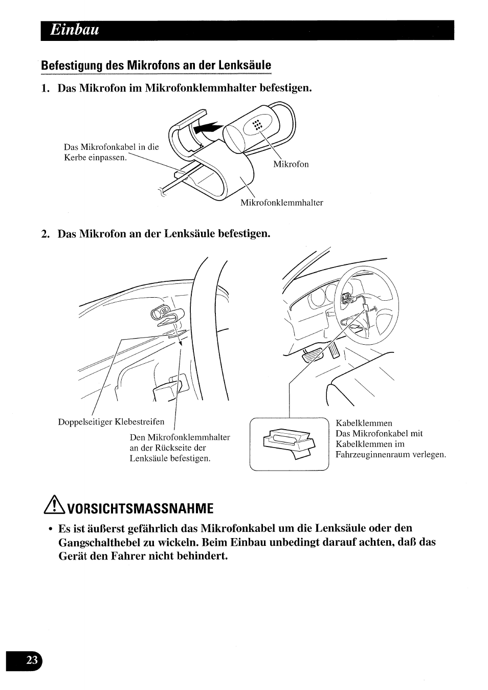 Einbau | Pioneer AVIC50S User Manual | Page 72 / 146