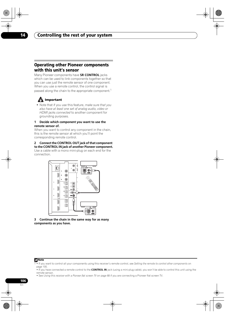 Controlling the rest of your system 14 | Pioneer SC-LX81 User Manual | Page 106 / 134