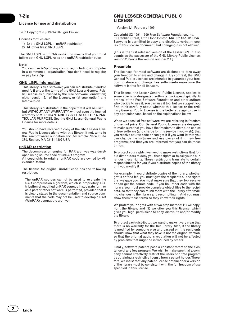 Pioneer AVIC-F30BT User Manual | Page 2 / 100