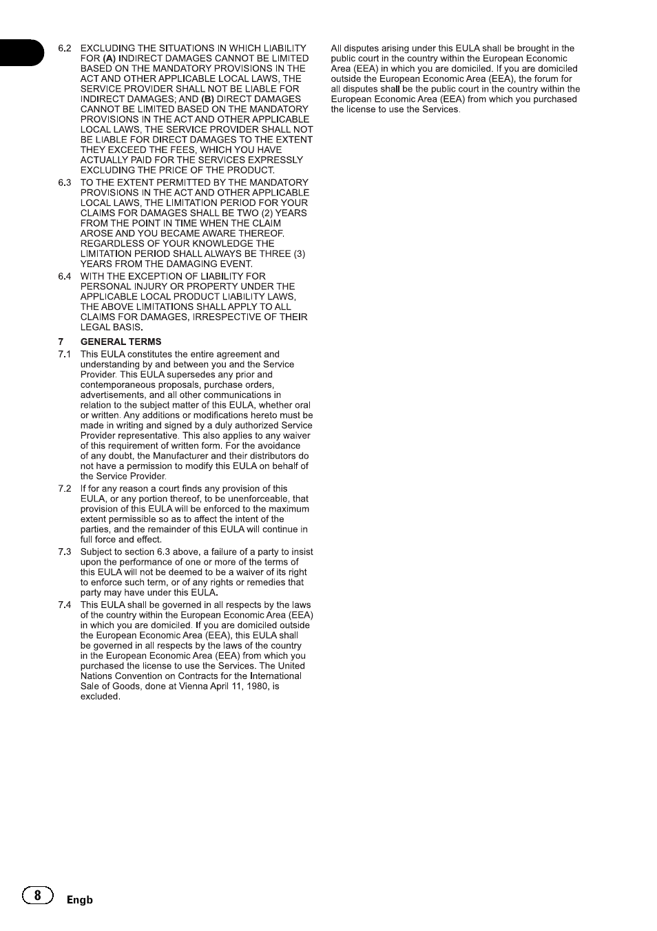 Pioneer AVIC-F30BT User Manual | Page 8 / 100