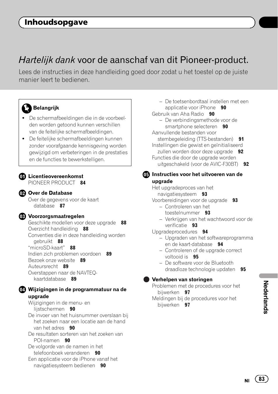 Pioneer AVIC-F30BT User Manual | Page 83 / 100
