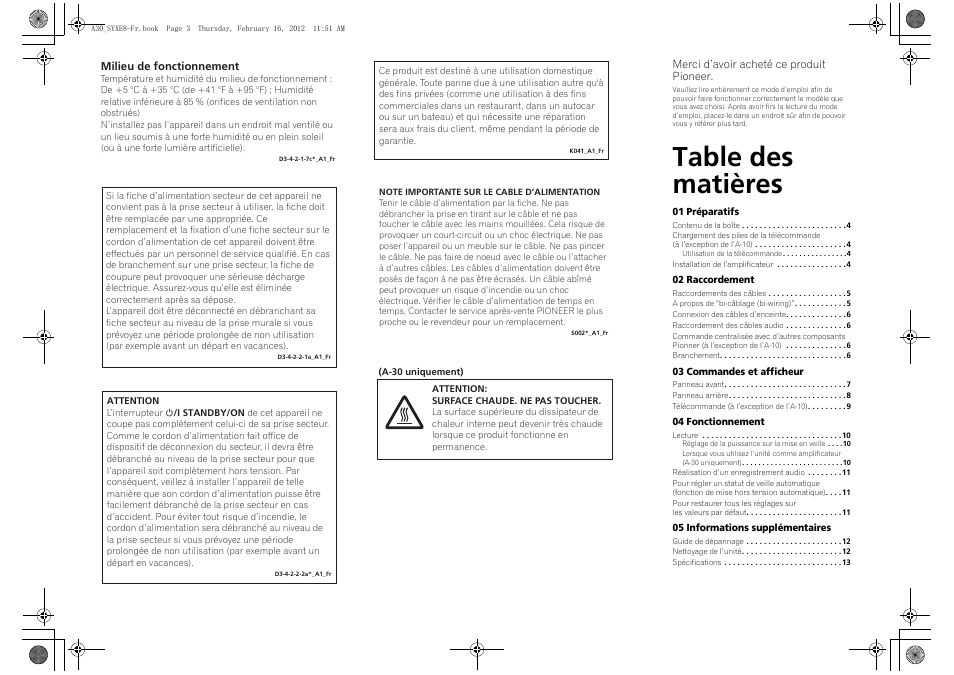 Pioneer A-20-K User Manual | Page 15 / 88
