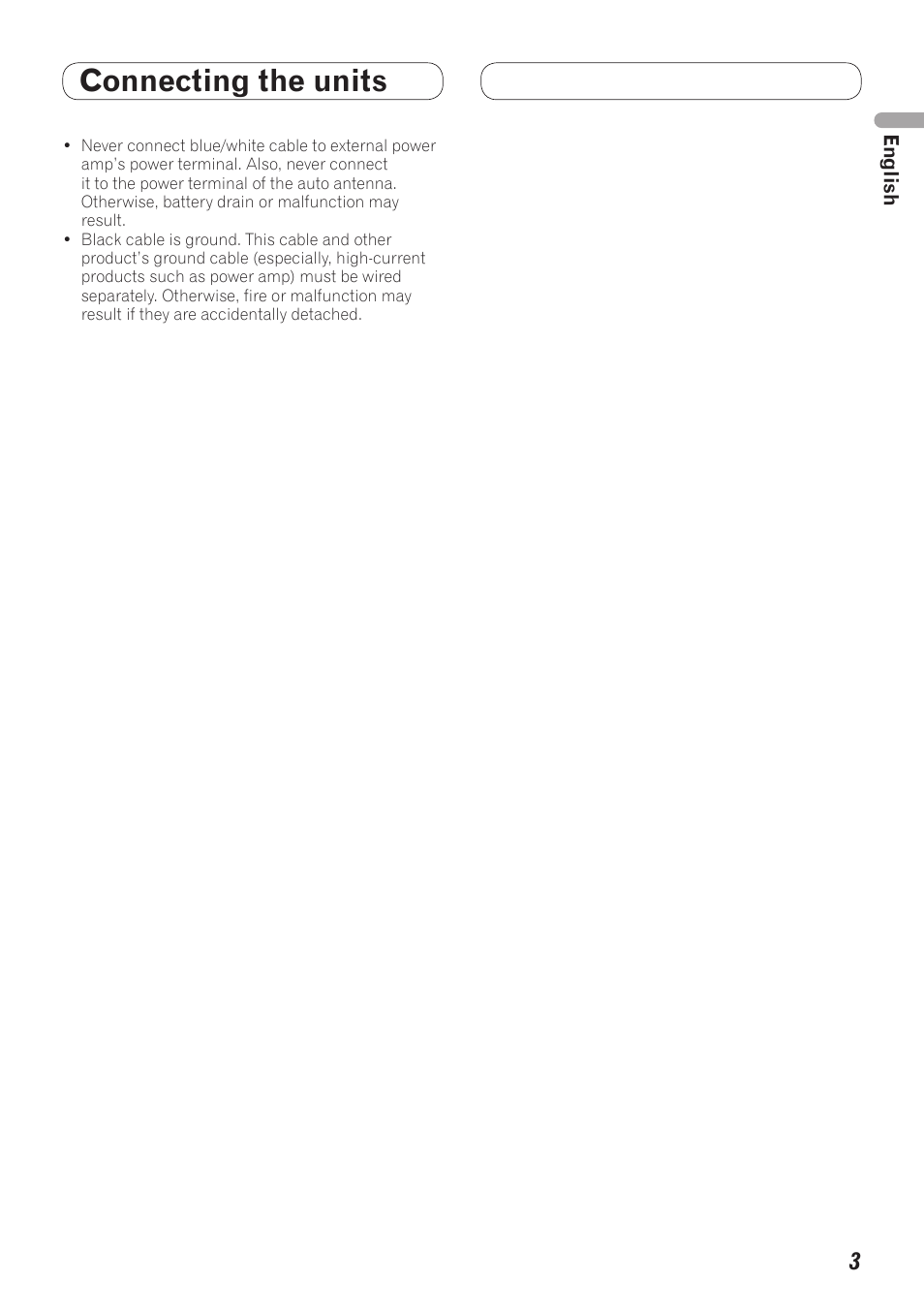 Connecting the units | Pioneer MVH-7300 User Manual | Page 3 / 64