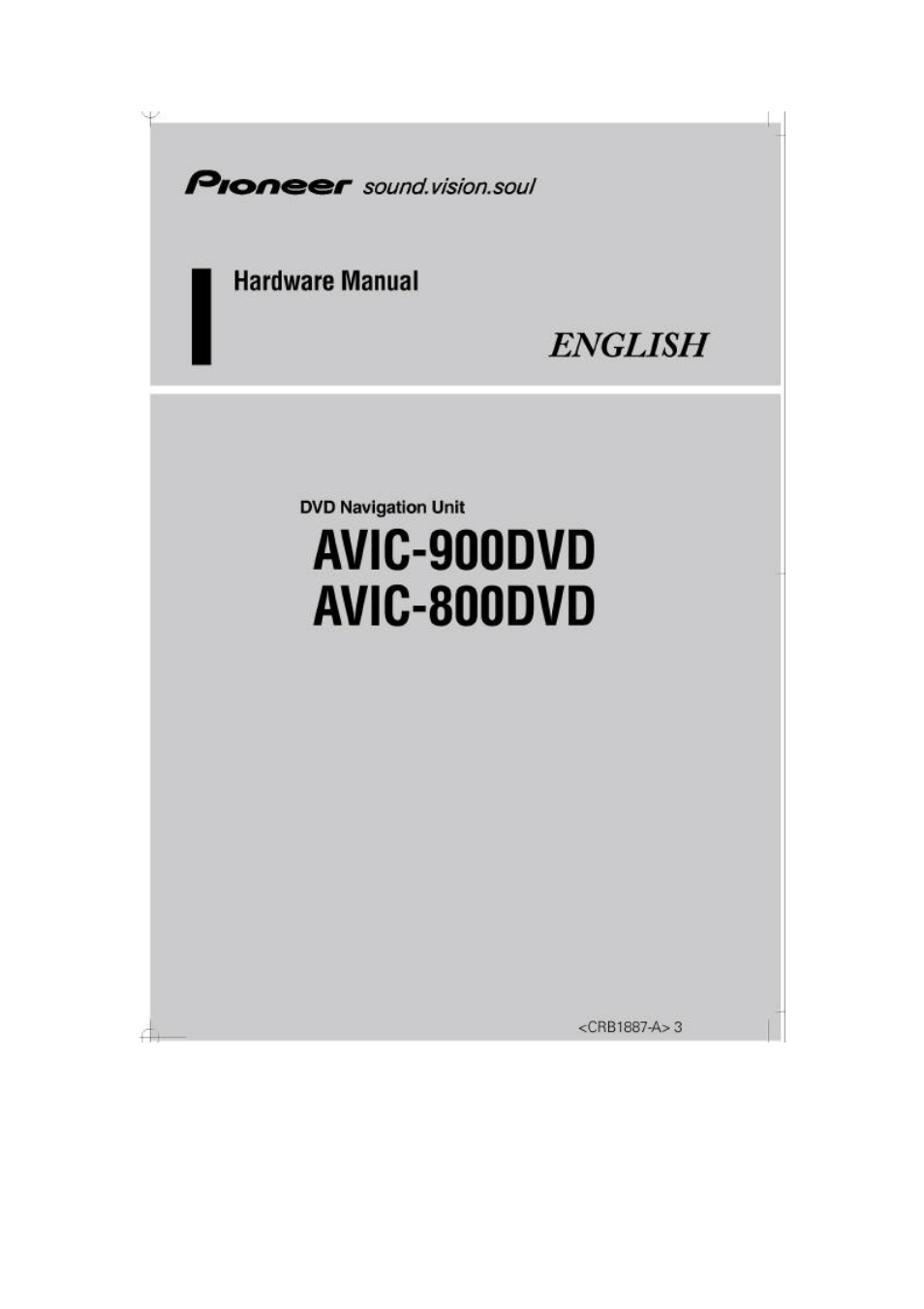 Pioneer AVIC600T-II User Manual | 30 pages