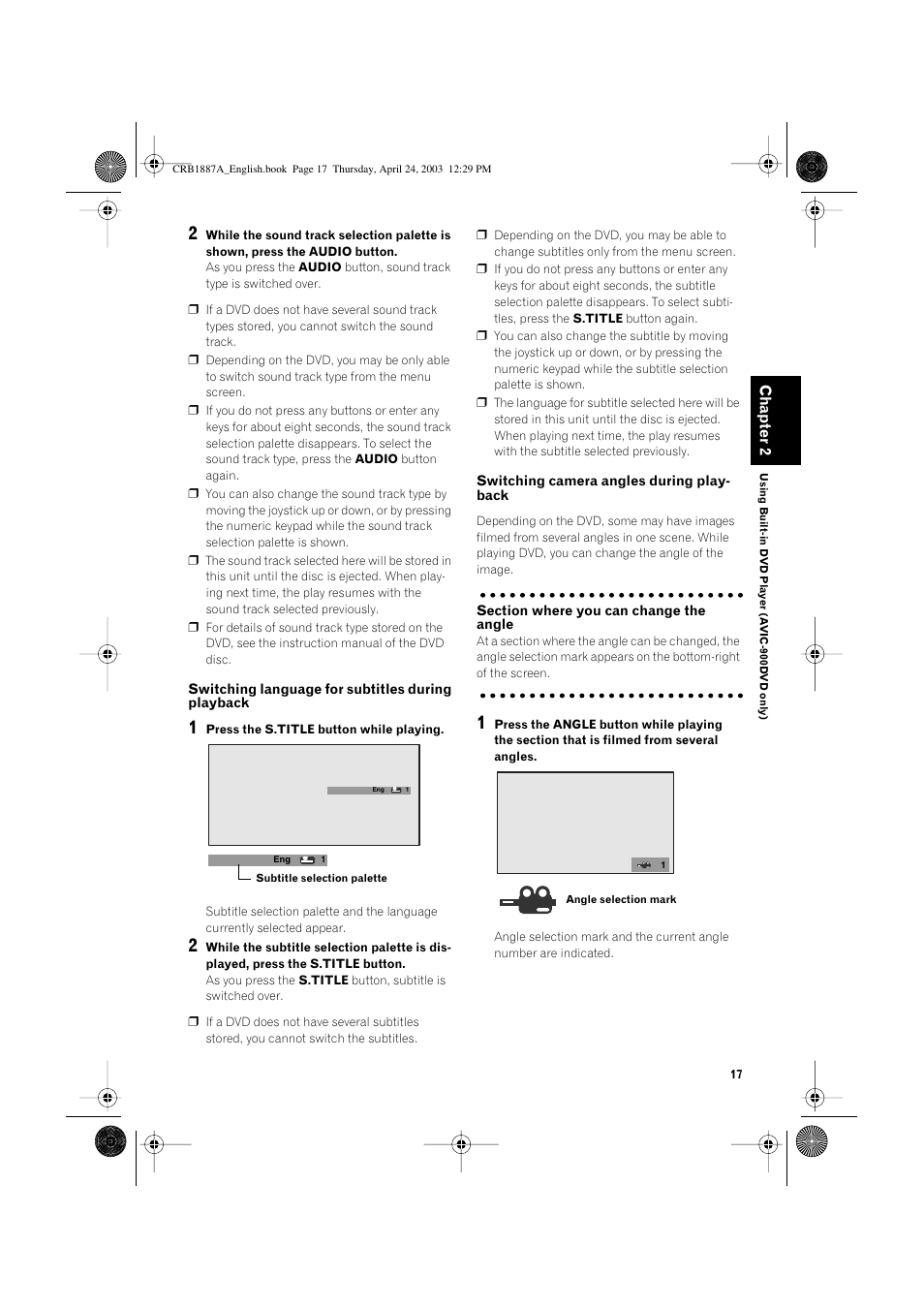 Pioneer AVIC600T-II User Manual | Page 18 / 30