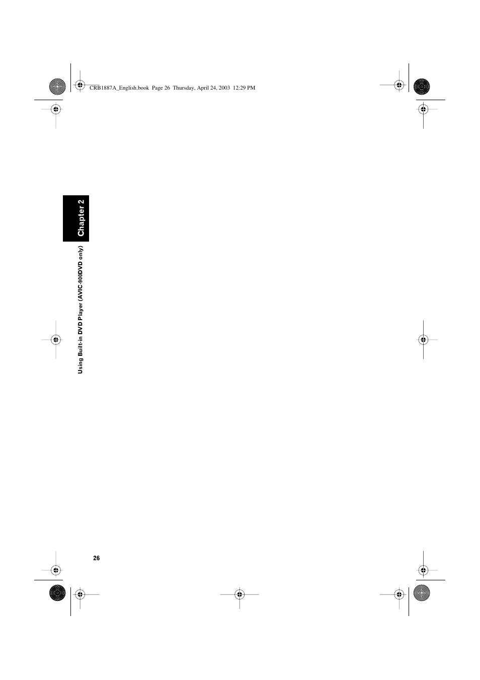 Chapter 2 | Pioneer AVIC600T-II User Manual | Page 27 / 30