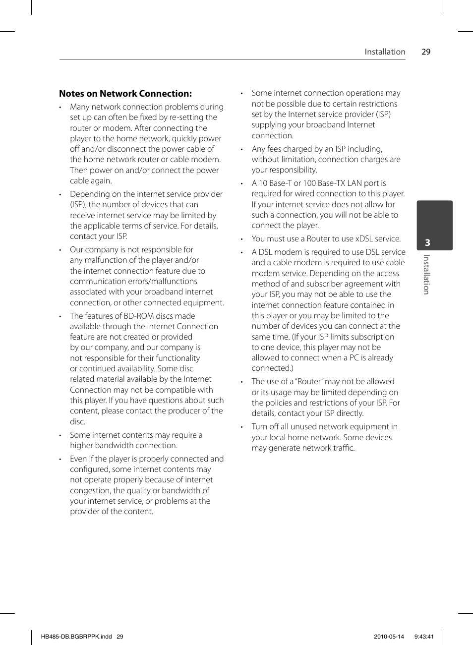 Pioneer BCS-FS505 User Manual | Page 29 / 76