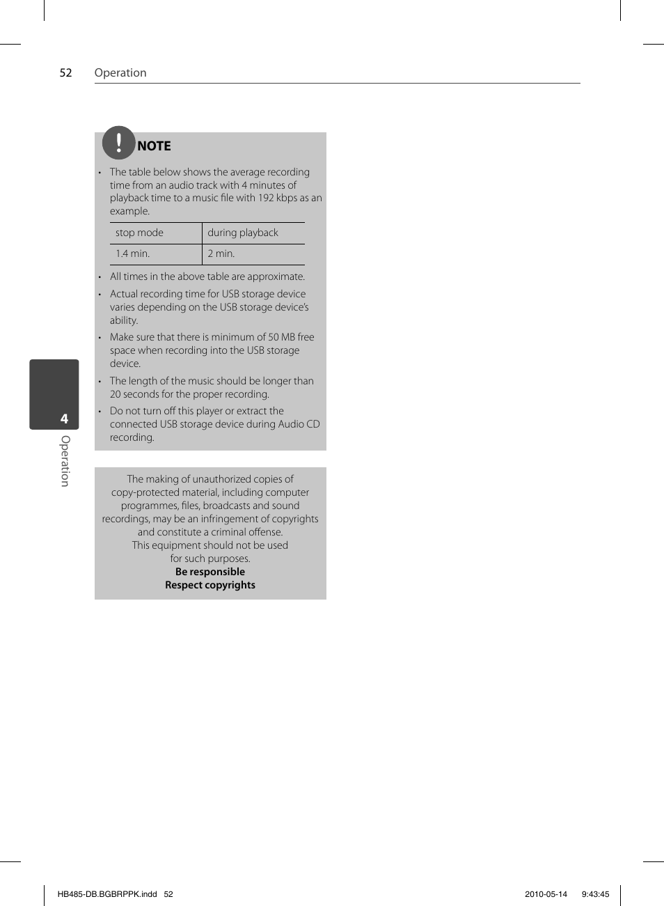 Pioneer BCS-FS505 User Manual | Page 52 / 76