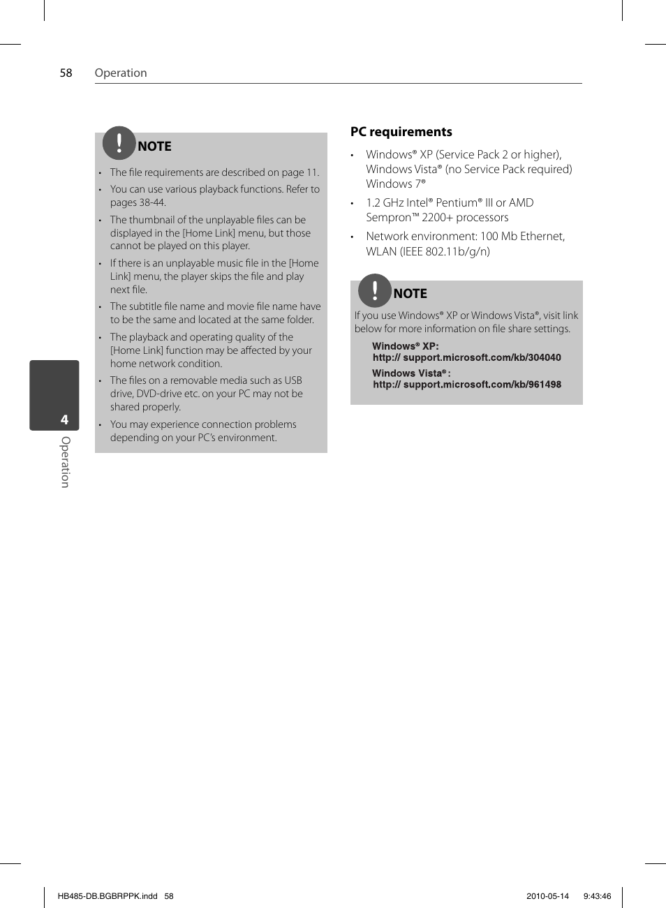 Pioneer BCS-FS505 User Manual | Page 58 / 76