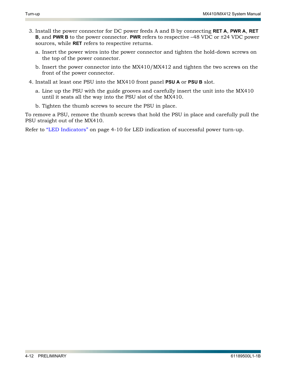 ADTRAN MX410 User Manual | Page 50 / 108