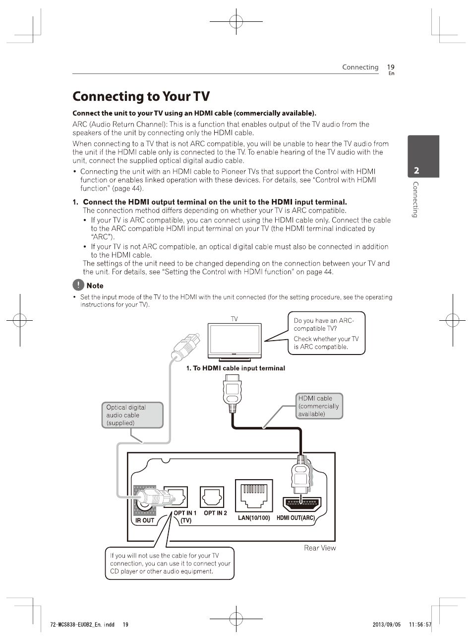 Pioneer SBX-N700 User Manual | Page 19 / 68