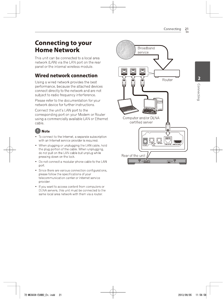 Pioneer SBX-N700 User Manual | Page 21 / 68