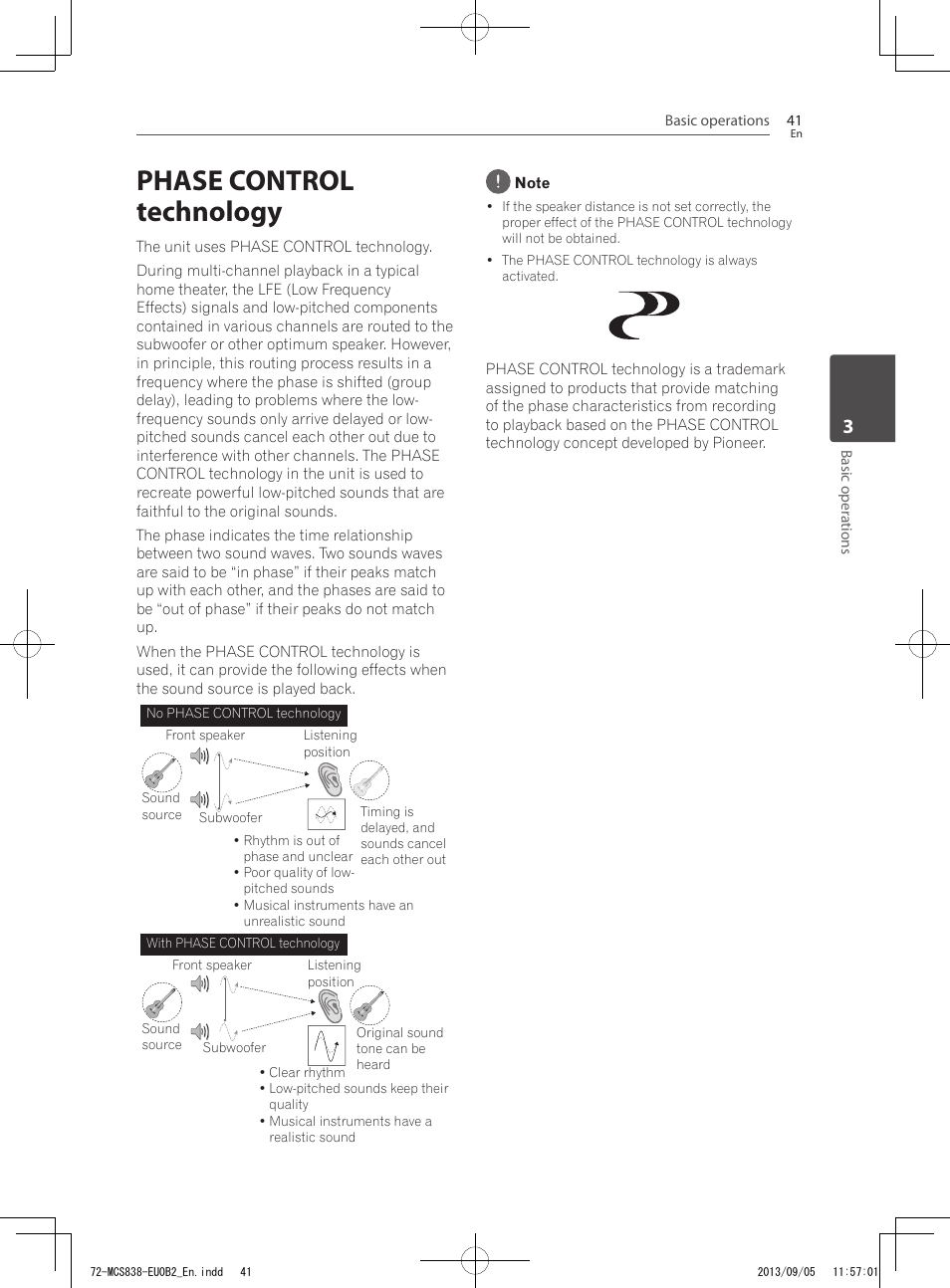 Phase control technology | Pioneer SBX-N700 User Manual | Page 41 / 68