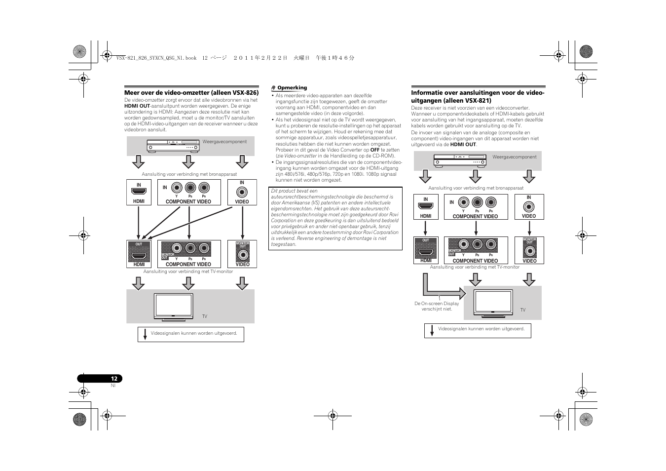 Meer over de video-omzetter (alleen vsx-826) | Pioneer VSX-821 User Manual | Page 100 / 156