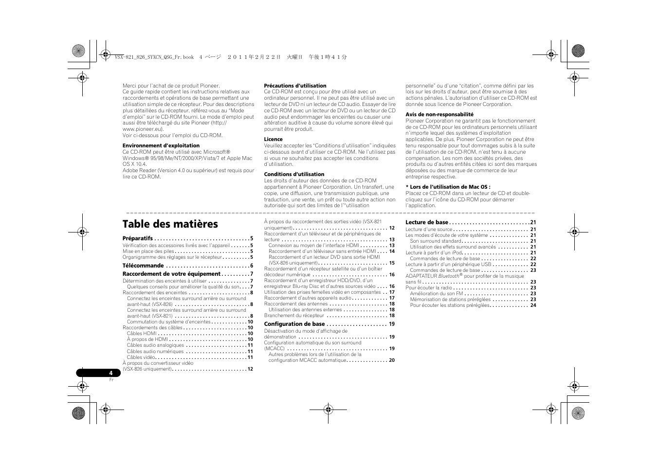 Pioneer VSX-821 User Manual | Page 26 / 156