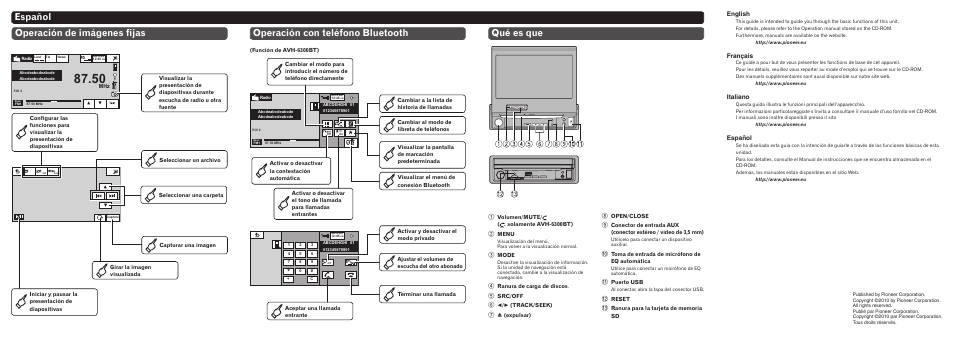 Qué es que | Pioneer AVH-6300BT User Manual | Page 8 / 8